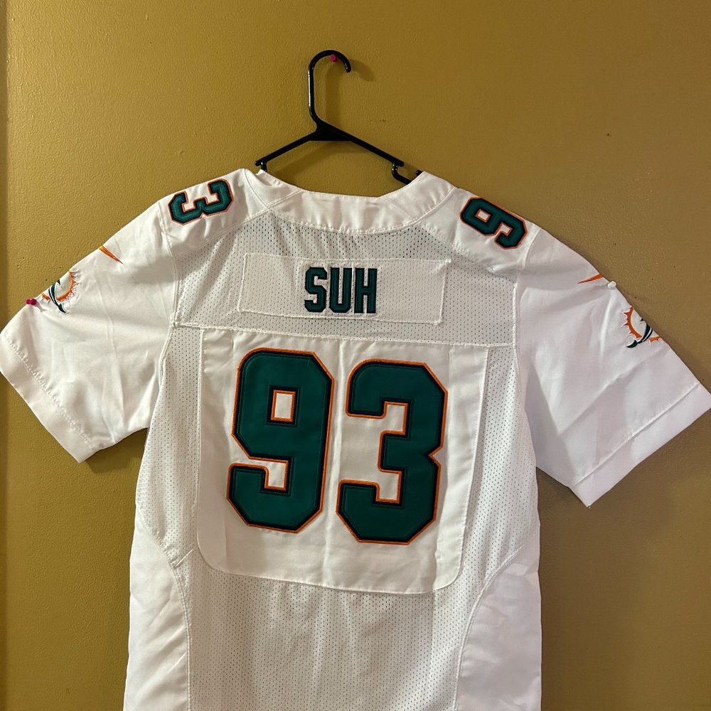 Miami Dolphins Jersey SUH #93 Size L White